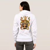 Virgo Coat of Arms Hoodie Jacket (Schwarz voll)