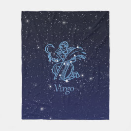Virgo Constellation and Zodiac Sign with Stars Fleecedecke