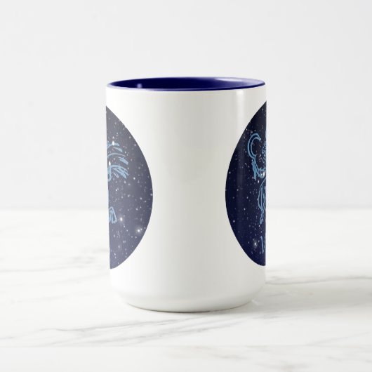 Virgo Constellation and Zodiac Sign with Stars Tasse (Zentrum)