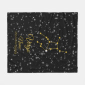 Virgo Constellation Fleecedecke (Vorderseite (Horizontal))