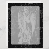 Virgo Constellation Hevelius 1690 auf Schwarz (Vorne/Hinten)