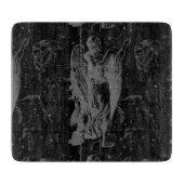 Virgo Constellation Hevelius 1690 auf Schwarz Schneidebrett (Vorderseite)