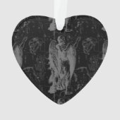 Virgo Constellation Hevelius 1690 Aug23 - Sept22 Ornament (Rückseite)