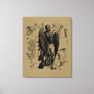 Virgo Constellation Hevelius 1690 Aug 23 Sept 22 Leinwanddruck