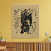 Virgo Constellation Hevelius 1690 Aug 23 Sept 22 Leinwanddruck (Insitu (Wohnzimmer))