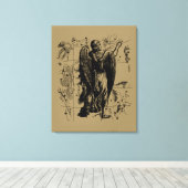 Virgo Constellation Hevelius 1690 Aug 23 Sept 22 Leinwanddruck (Insitu (Holzboden))