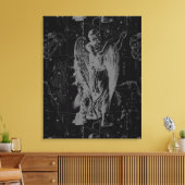 Virgo Constellation Hevelius 1690 Vintag Leinwanddruck (Insitu (Wohnzimmer))