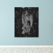 Virgo Constellation Hevelius 1690 Vintag Leinwanddruck (Insitu (Holzboden))