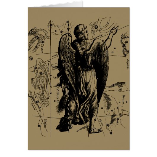 Virgo Constellation Hevelius Etching Style (Vorne)