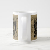 Virgo Constellation Hevelius Etching Style Jumbo-Tasse (Rückseite)