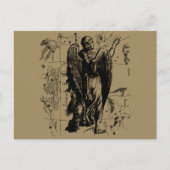 Virgo Constellation Hevelius Etching Style Postkarte (Vorderseite)