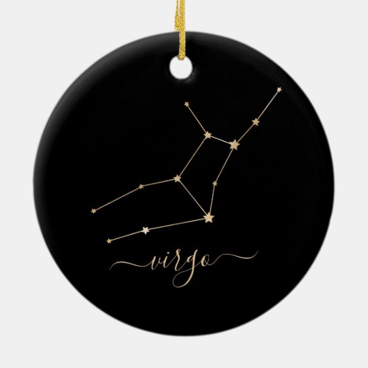 Virgo Constellation Keramik Ornament (Hinten)