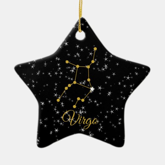 Virgo Constellation Keramik Ornament (Vorne)