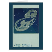 Virgo Constellation Vintag Zodiac Astrologie (Vorne)