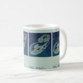 Virgo Constellation Vintag Zodiac Astrologie Kaffeetasse (VorderseiteRechts)