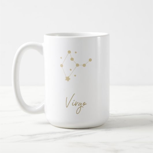 Virgo Constellation Zodiac Kaffeetasse (Links)