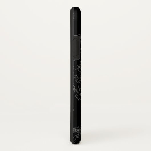 Virgo Constellation Zodiac Map Hevelius 1690 Case-Mate iPhone Hülle (Hinten/Rechts)