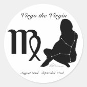 Virgo Constellation/Zodiac Stickers (Vorderseite)