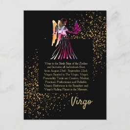 Virgo die Jungfrau Postkarte