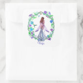 Virgo ~ Die Jungfrau Quadratischer Aufkleber (Tasche)