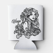 Virgo Die Jungfrau Zodiac Dosenkühler (Rückseite)