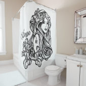 Virgo Die Jungfrau Zodiac Duschvorhang (Beispiel)