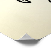 Virgo Die Jungfrau Zodiac Golden Poster (Ecke)