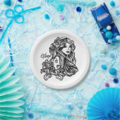 Virgo Die Jungfrau Zodiac Pappteller (Party)