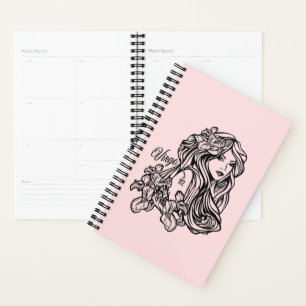 Virgo Die Jungfrau Zodiac Pink Planer