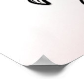 Virgo Die Jungfrau Zodiac Pink Poster (Ecke)