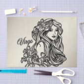 Virgo Die Jungfrau Zodiac Seidenpapier (Handwerk)