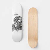 Virgo Die Jungfrau Zodiac Skateboard (Vorderseite)