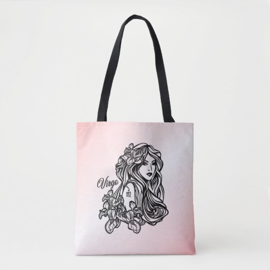 Virgo Die Jungfrau Zodiac Tasche (Vorderseite)