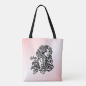 Virgo Die Jungfrau Zodiac Tasche (Rückseite)