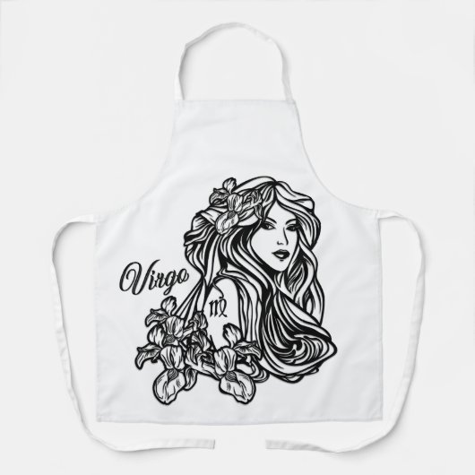 Virgo Die Jungfrau Zodiakglas Schürze (Vorderseite)