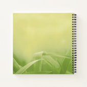 Virgo Die Maiden Erde Zeichen grün Notizblock (Rückseite)