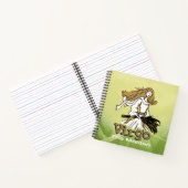 Virgo Die Maiden Erde Zeichen grün Notizblock (Innenseite)