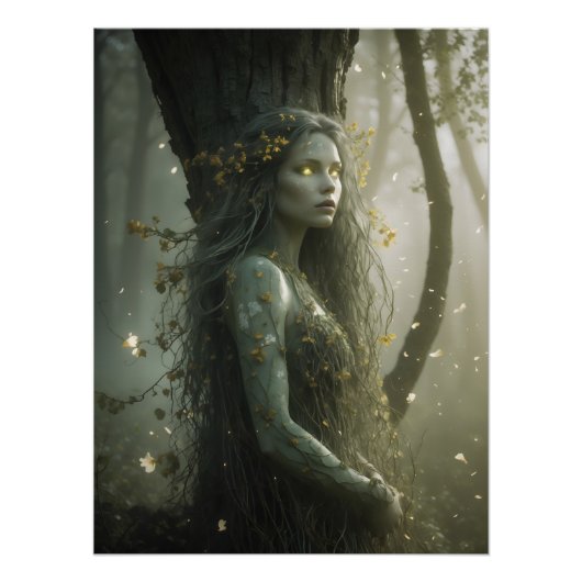 Virgo Dryade – Mythische Bosziel Poster (Vorderseite)