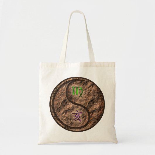 Virgo & Earth Boar Tragetasche (Vorne)