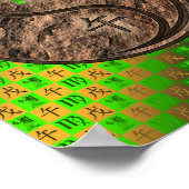 Virgo & Earth Horse Poster (Ecke)