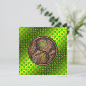 Virgo & Earth Monkey Karte (Stehend Vorderseite)