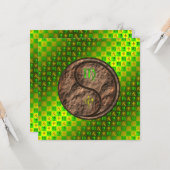 Virgo & Earth Monkey Karte (Vorderseite/Rückseite Beispiel)