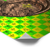 Virgo & Earth Monkey Poster (Ecke)