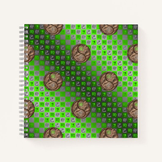 Virgo & Earth Rabbit Notizblock (Vorderseite)