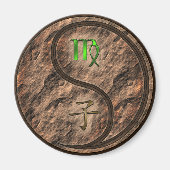 Virgo & Earth Rat Magnet (Vorne)