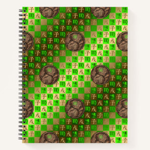 Virgo & Earth Ratte Spiralblock Notizblock