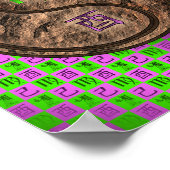 Virgo & Earth Rooster Poster (Ecke)