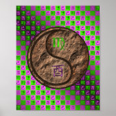 Virgo & Earth Rooster Poster (Vorne)