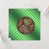 Virgo & Earth Snake Karte (Vorderseite/Rückseite Beispiel)