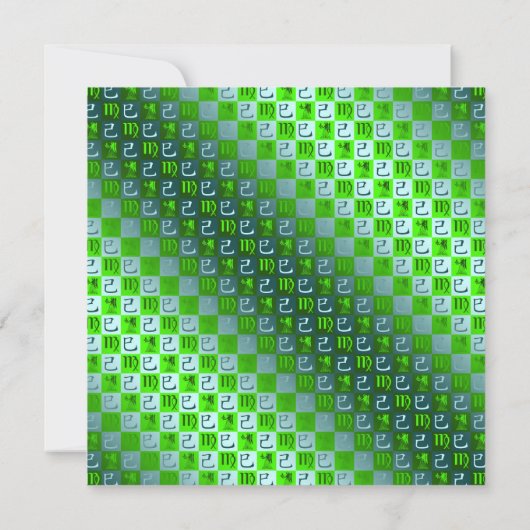 Virgo & Earth Snake Karte (Rückseite)